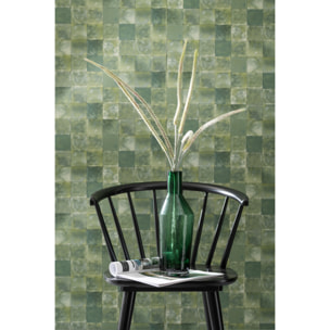 J-Line vase Bouteille - verre - vert - large - 35 cm de hauteur