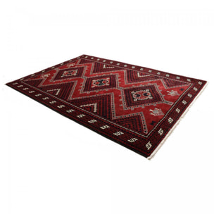 Tapis d'orient, motif oriental, noué à la main en laine, AJAJ