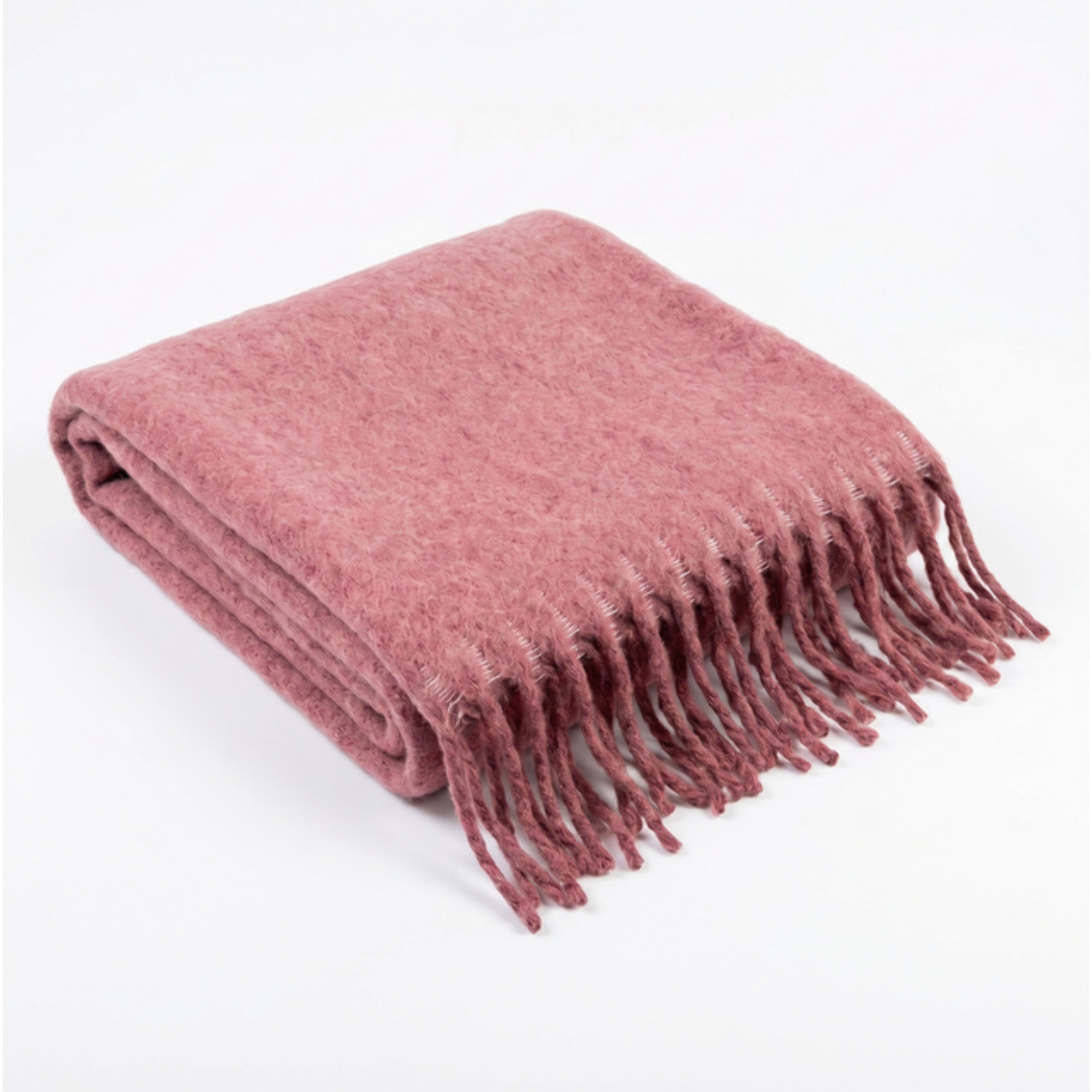 Plaid in poliestere - Rosa