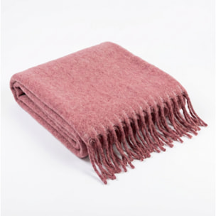 Plaid in poliestere - Rosa