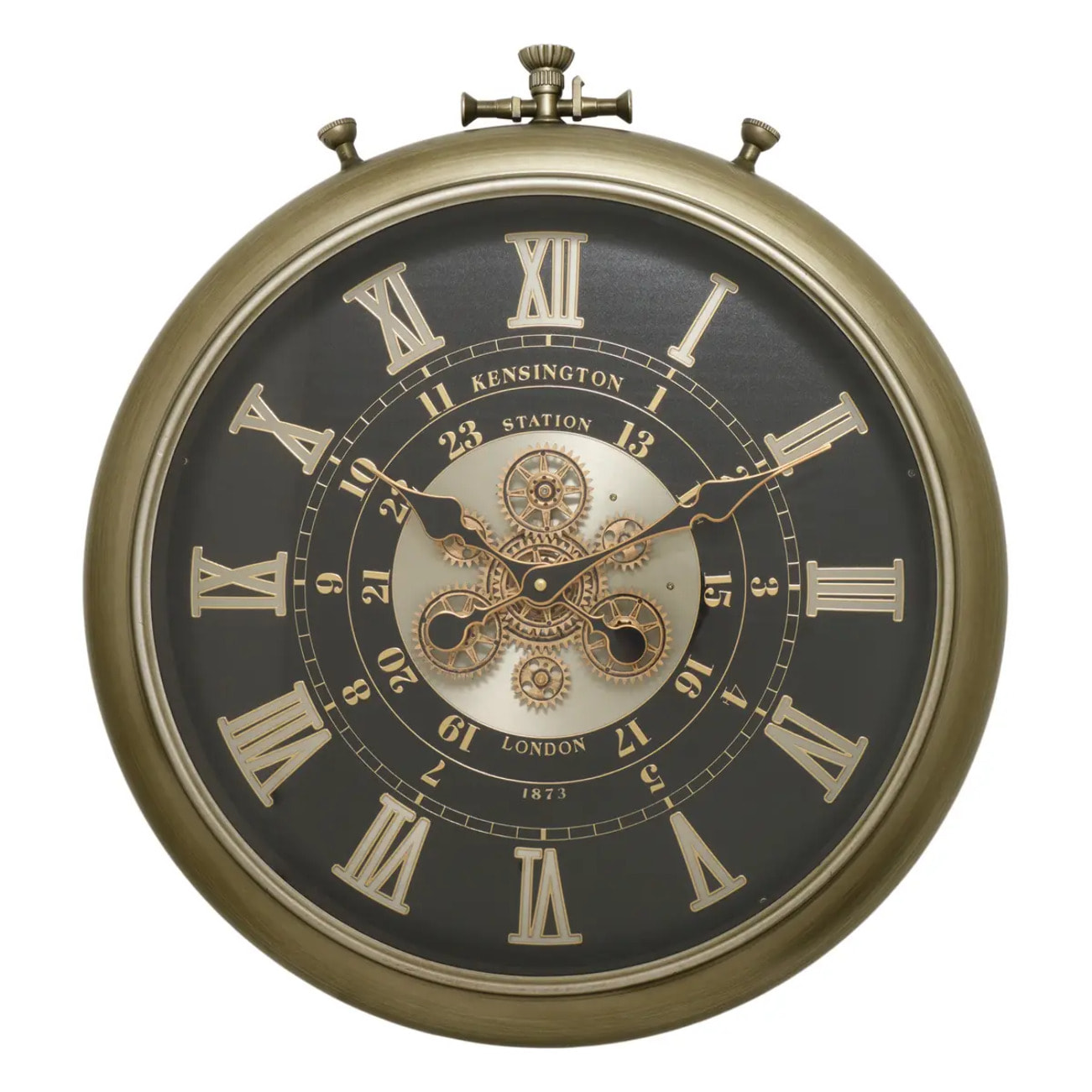 Horloge Fran 8,5x52cm noir