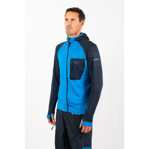 Chaqueta para hombre ECOON ECOActive Light Insulated Jacket with cap - Azul claro / Azul