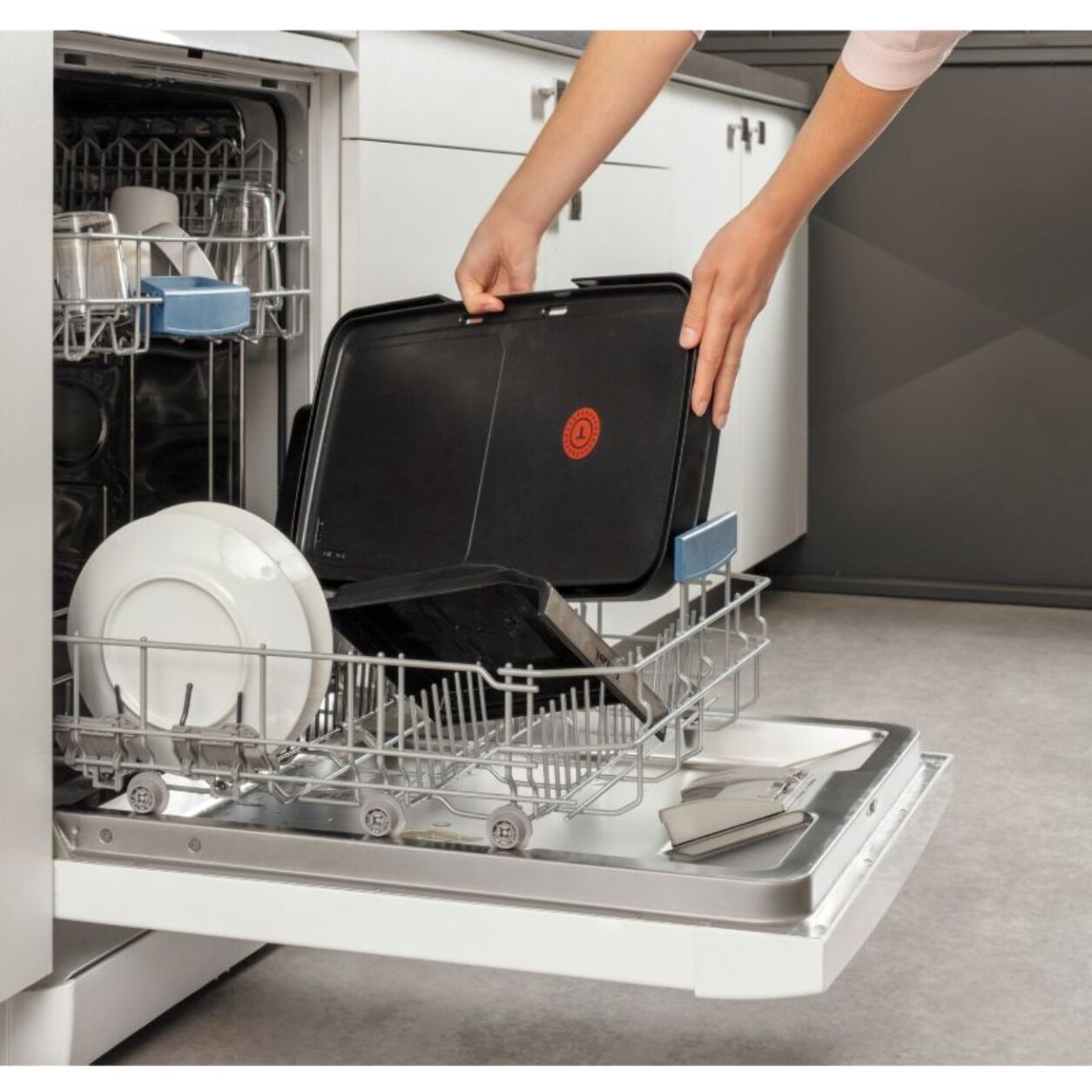 Plancha électrique TEFAL CB641810 noir à poser, 50x26 cm