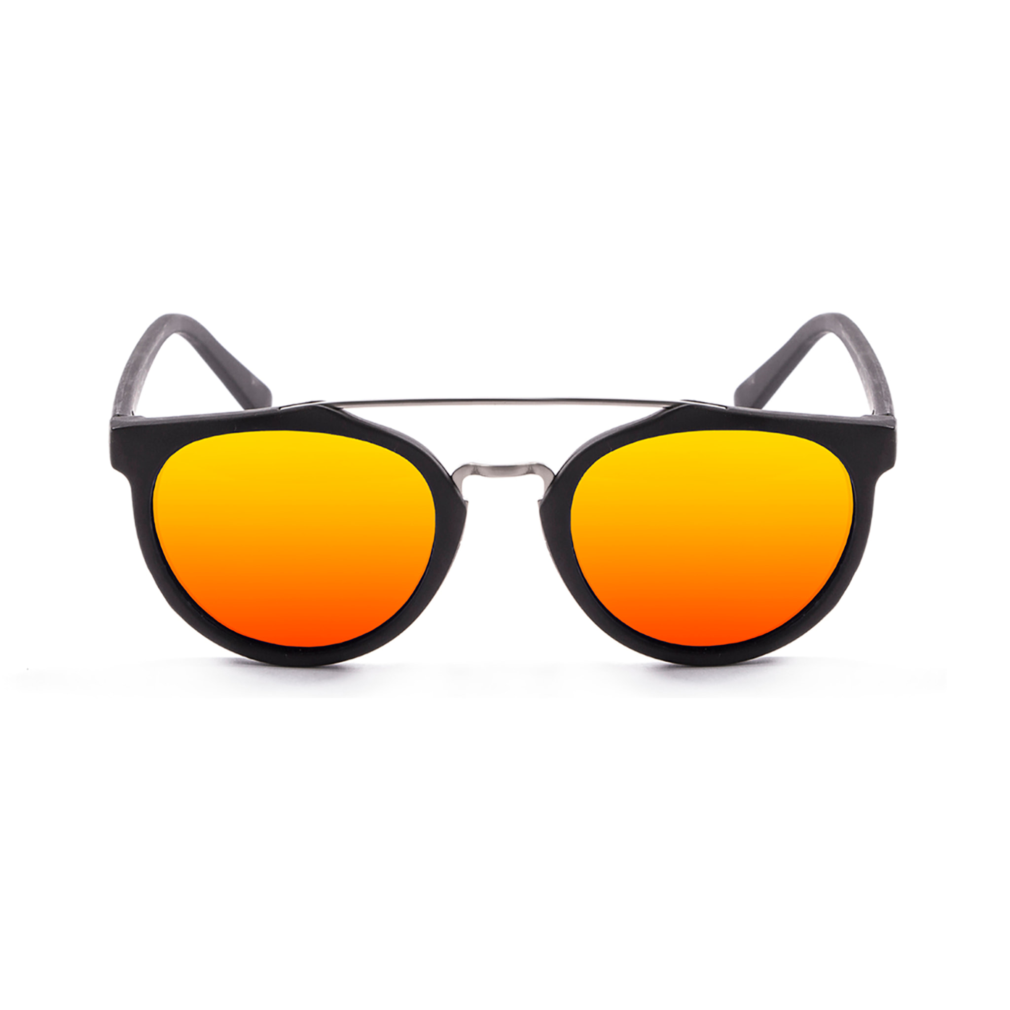 Gafas de sol OCEAN CLASSIC I - Mate negro / Revo roja