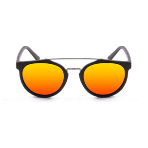 Gafas de sol OCEAN CLASSIC I - Mate negro / Revo roja