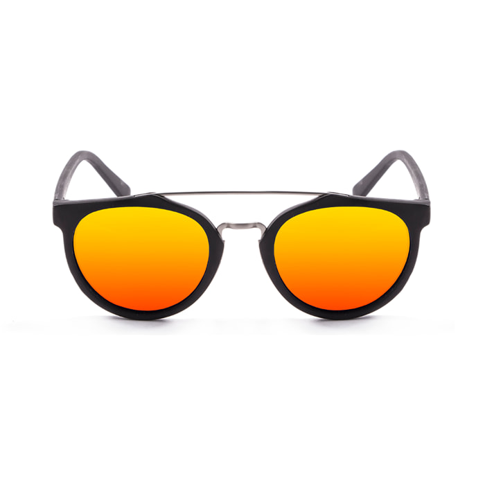 Gafas de sol OCEAN CLASSIC I - Mate negro / Revo roja