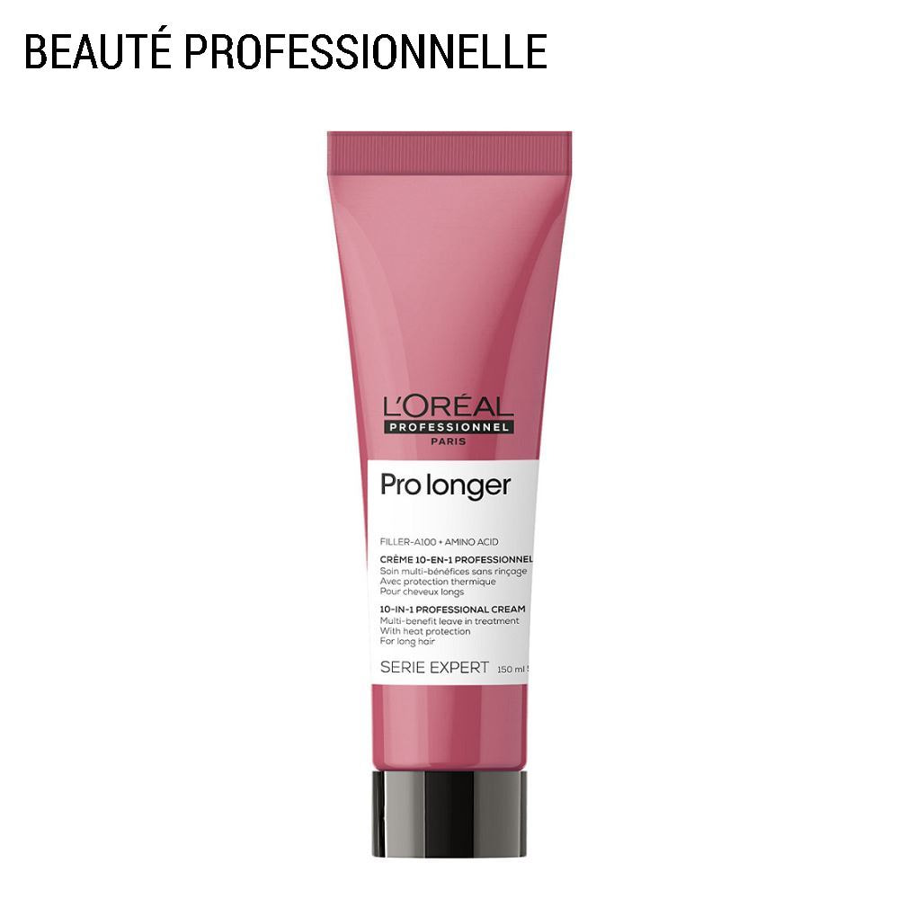 Série Expert Pro Longer - Crème 10en1 Rénovatrice Longueurs & Pointes sans rinçage avec protection thermique 150 ml