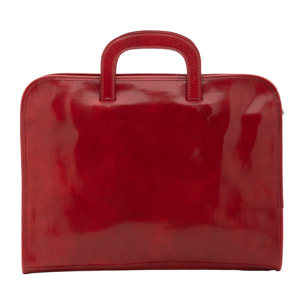 Borsa da lavoro uomo in vera pelle - Modello False - 100% Made in Italy - 40.0 x 30.0 x 6.0 cm