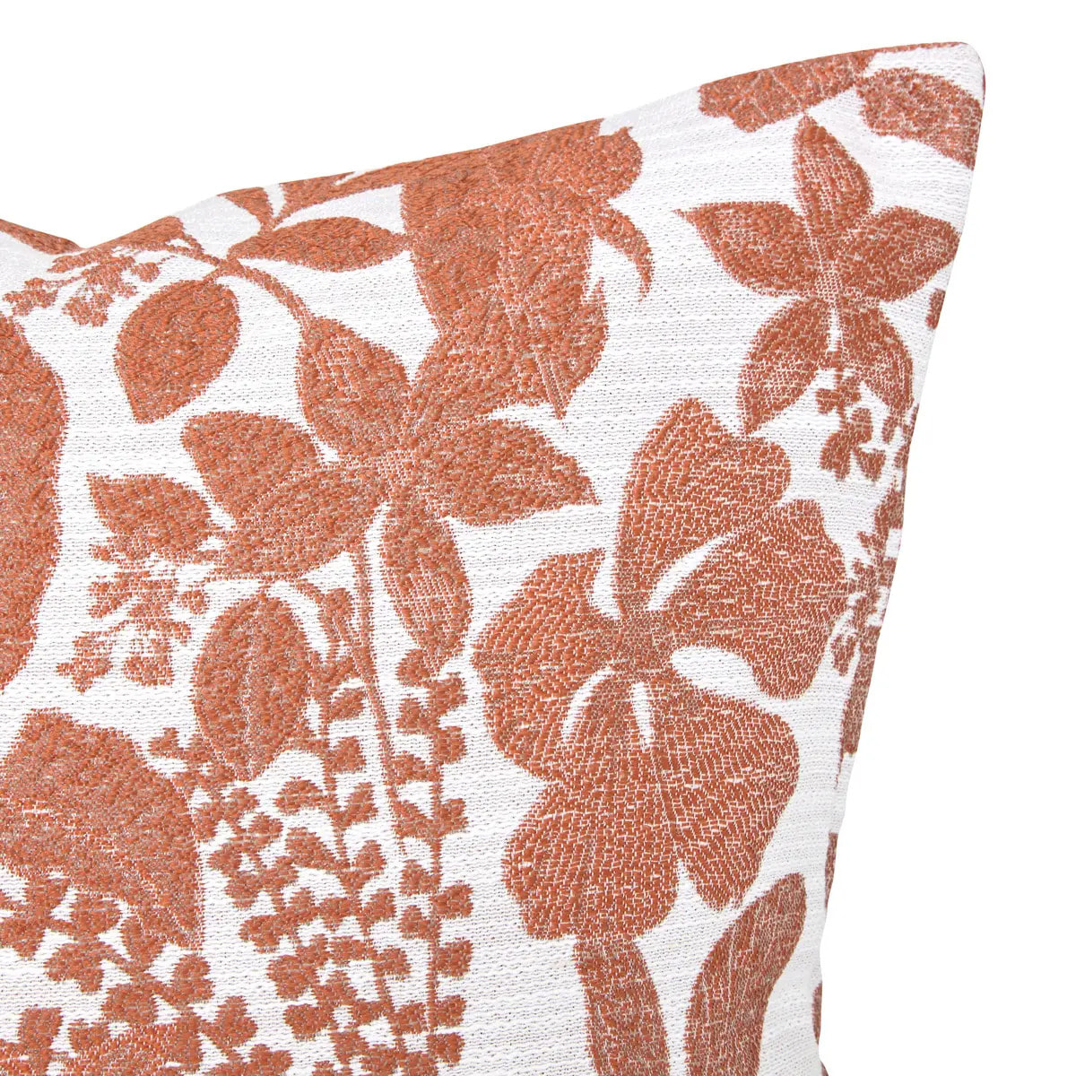 Coussin Samara 40x40cm terracotta