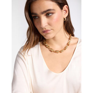 Elena Mirò - Blusa in raso stretch - Bianco