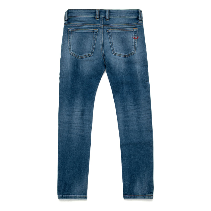 Jeans - skinny fit - cotone - blu denim