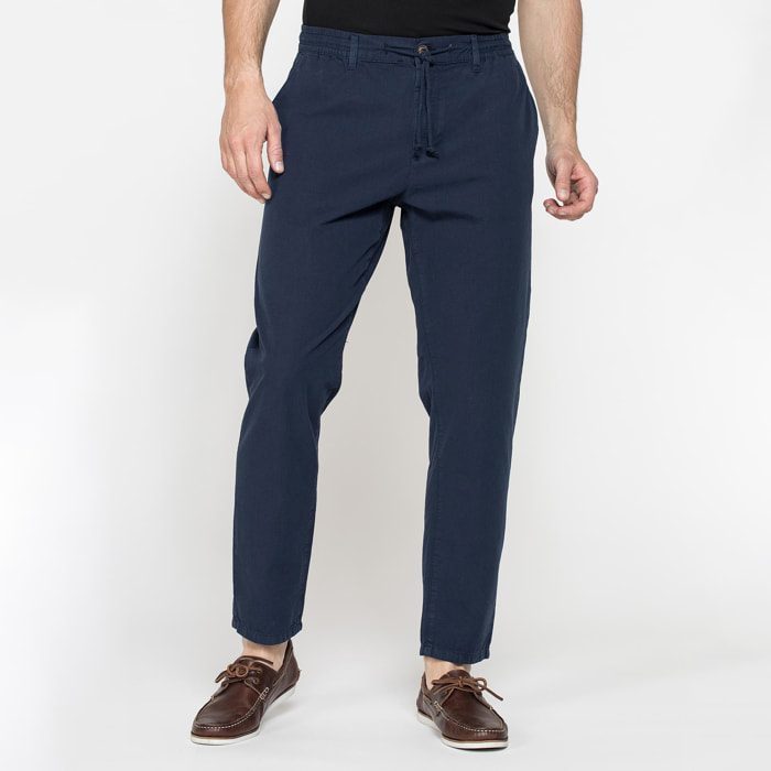 PANTALONI CHINO IN RIPSTOP CON COULISSE IN VITA