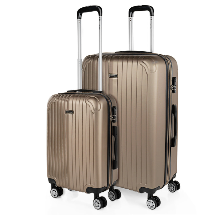 Maleta Itaca Sevron Champagne