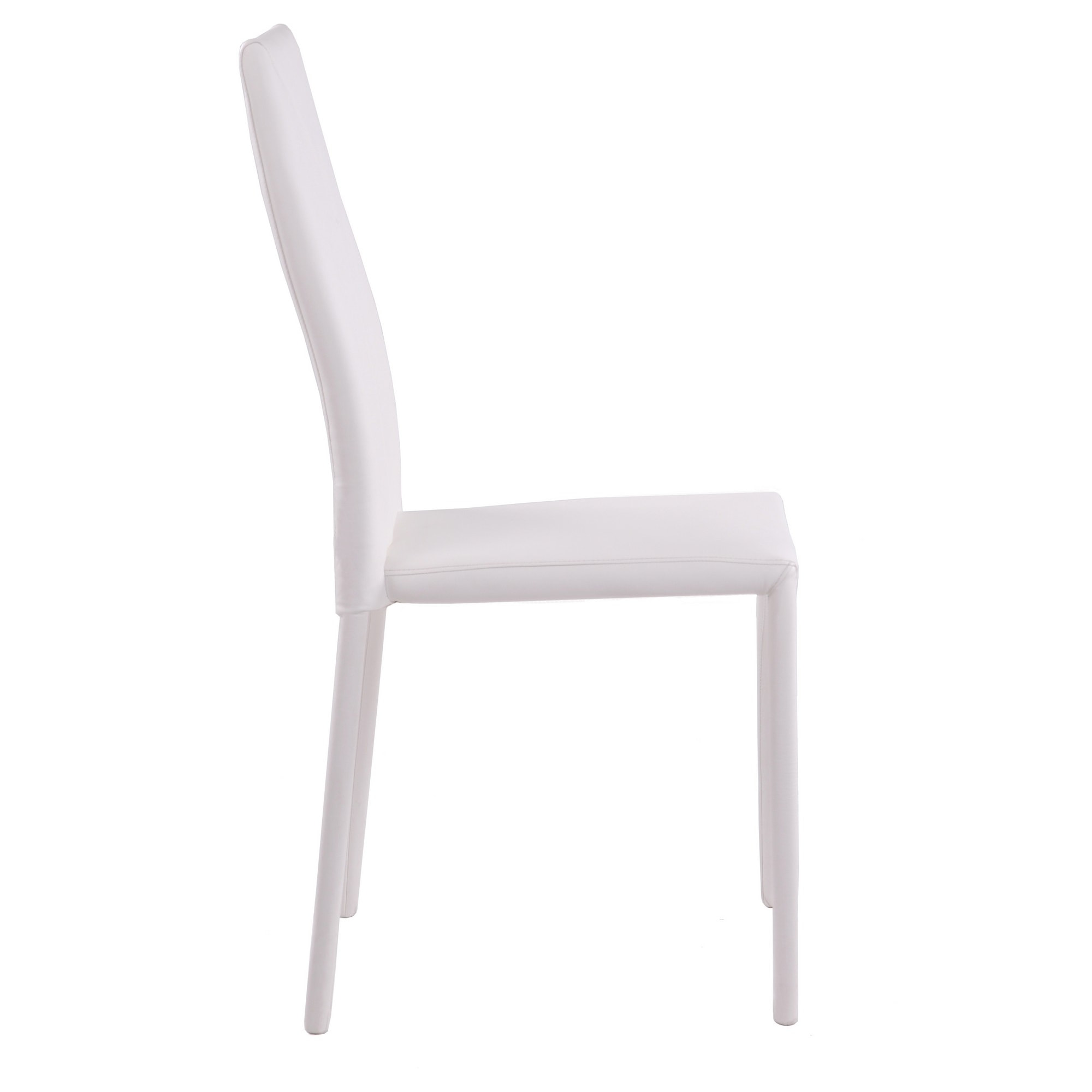 Tomasucci Lot de 4 Chaises SALLY WHITE Blanches