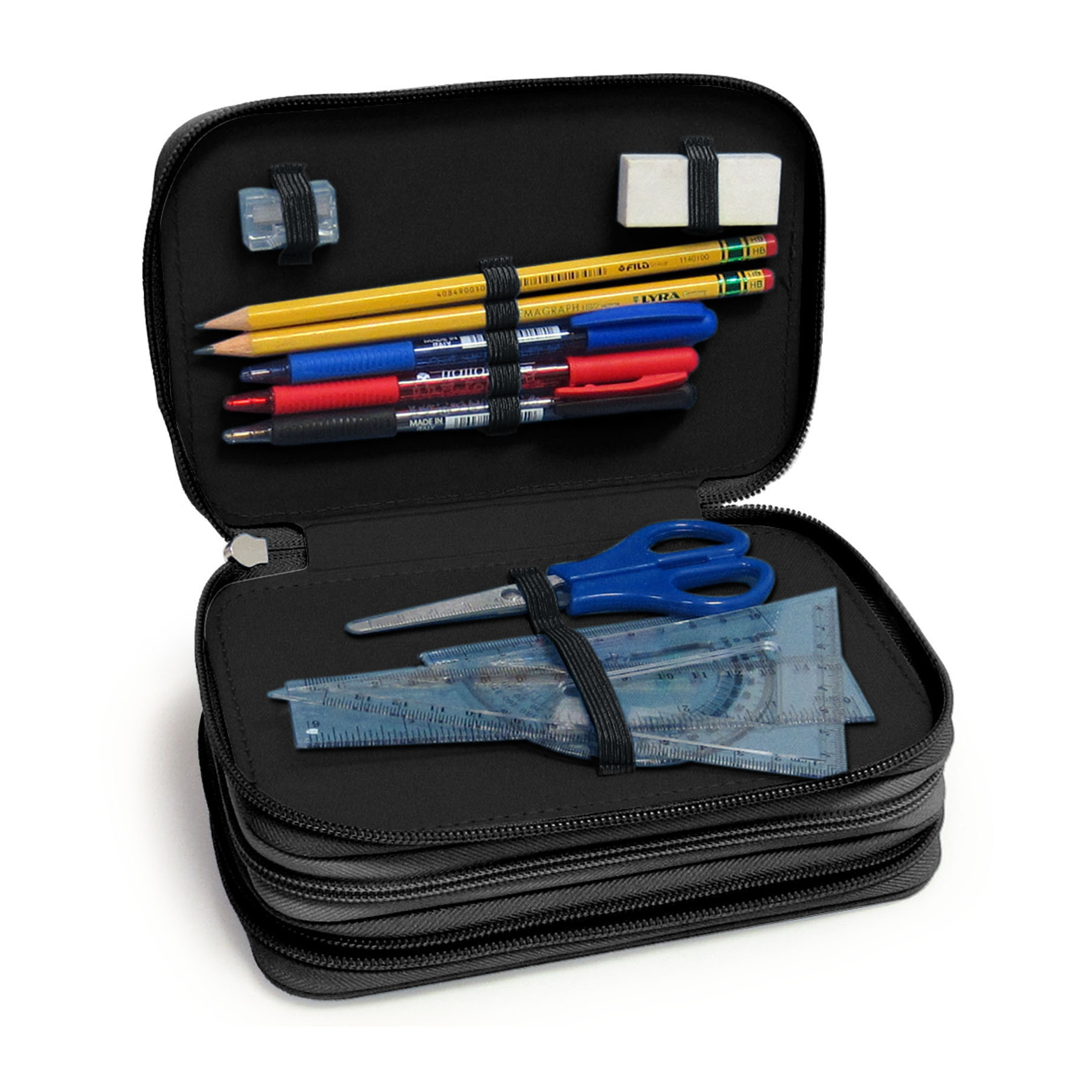 astuccio 3 zip Ne.on! Reflex Orange