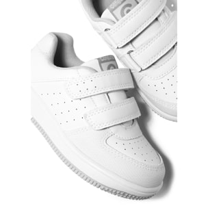 Zapatillas Deportivas Colegiales  Unisex Blanco / Gris Conguitos