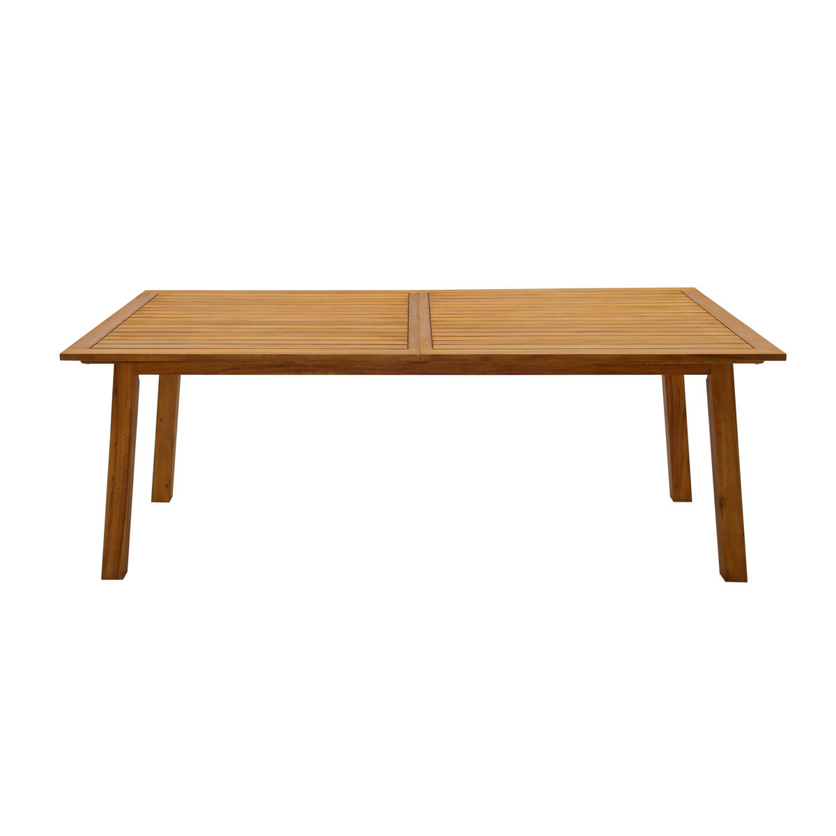 Table de jardin extensible rallonges intégrées en bois massif L210-300 cm MAYEL