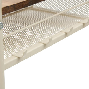 Étagère micro-ondes 1 tiroir Telma 37x55cm beige
