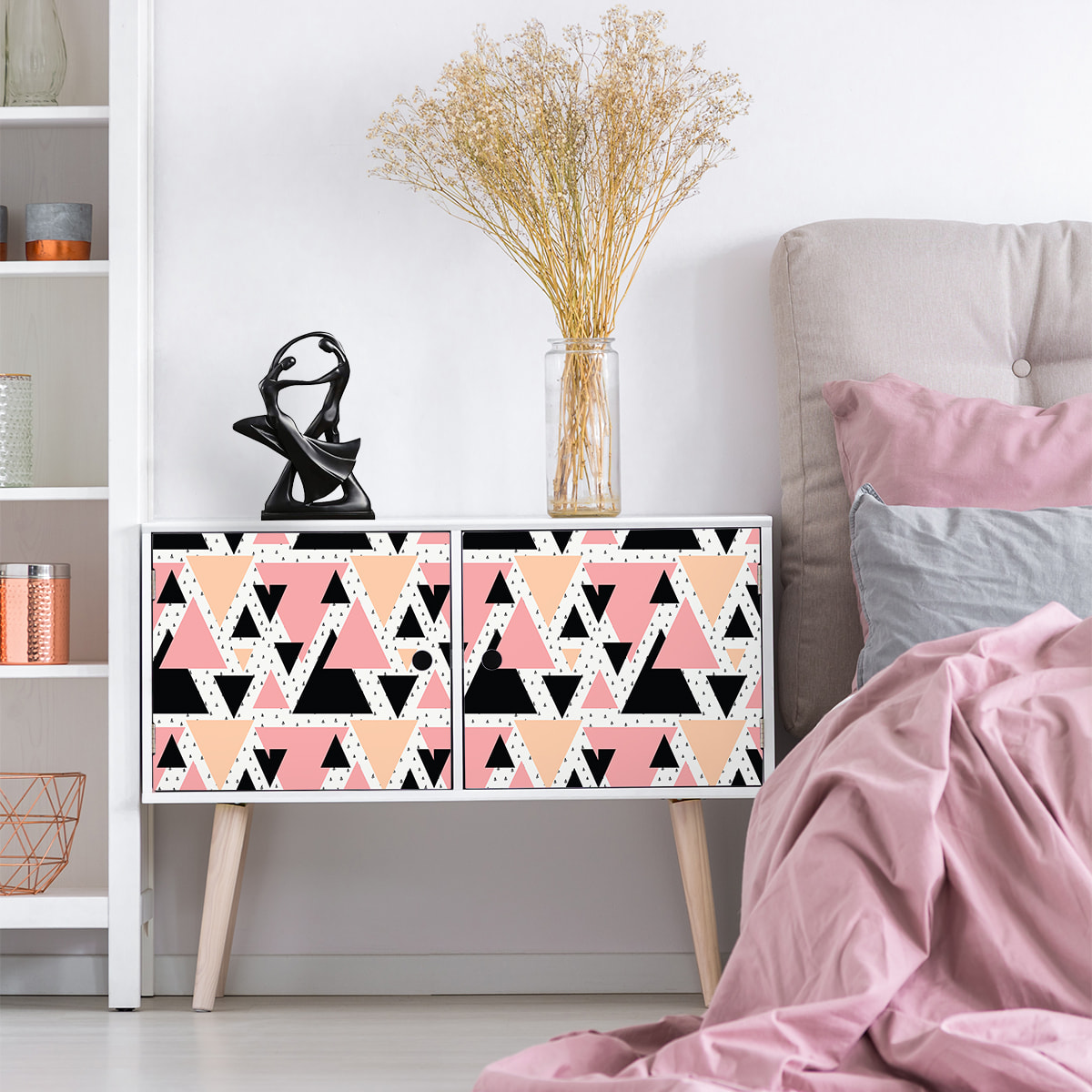 Sticker meuble scandinave heater 60 x 90 cm