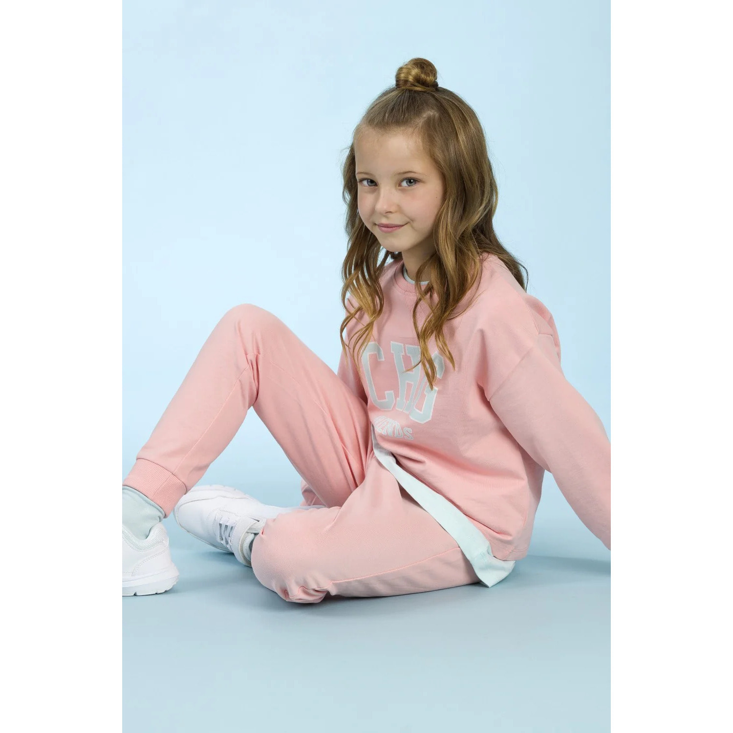 Pantaloni Di Peluche Da Bambina Rosa