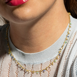 Collar Kalau acabado oro amarillo 18k