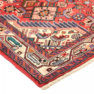 Tapis d'orient au motif oriental, noué main en laine, ELUF