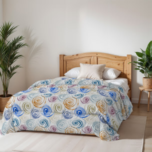 TRAPUNTA BASIC INVERNALE STAMPATA SINGOLO, SPIRALS