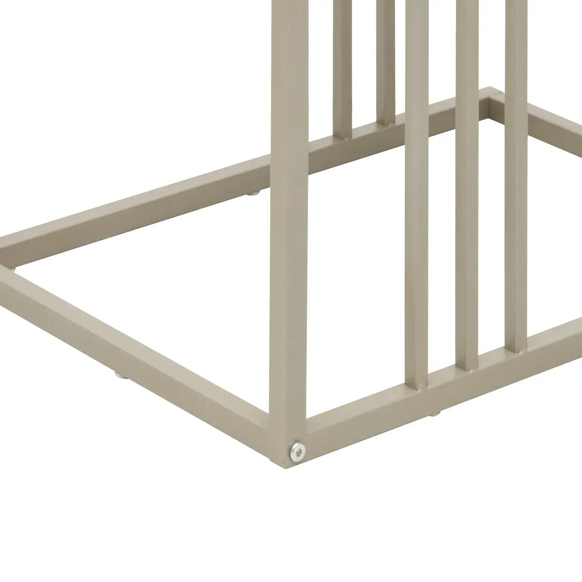 Bout de canapé Duna rectangulaire H.58cm beige