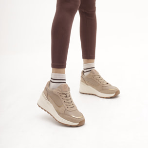SNEAKERS ZEPPA TAUPE