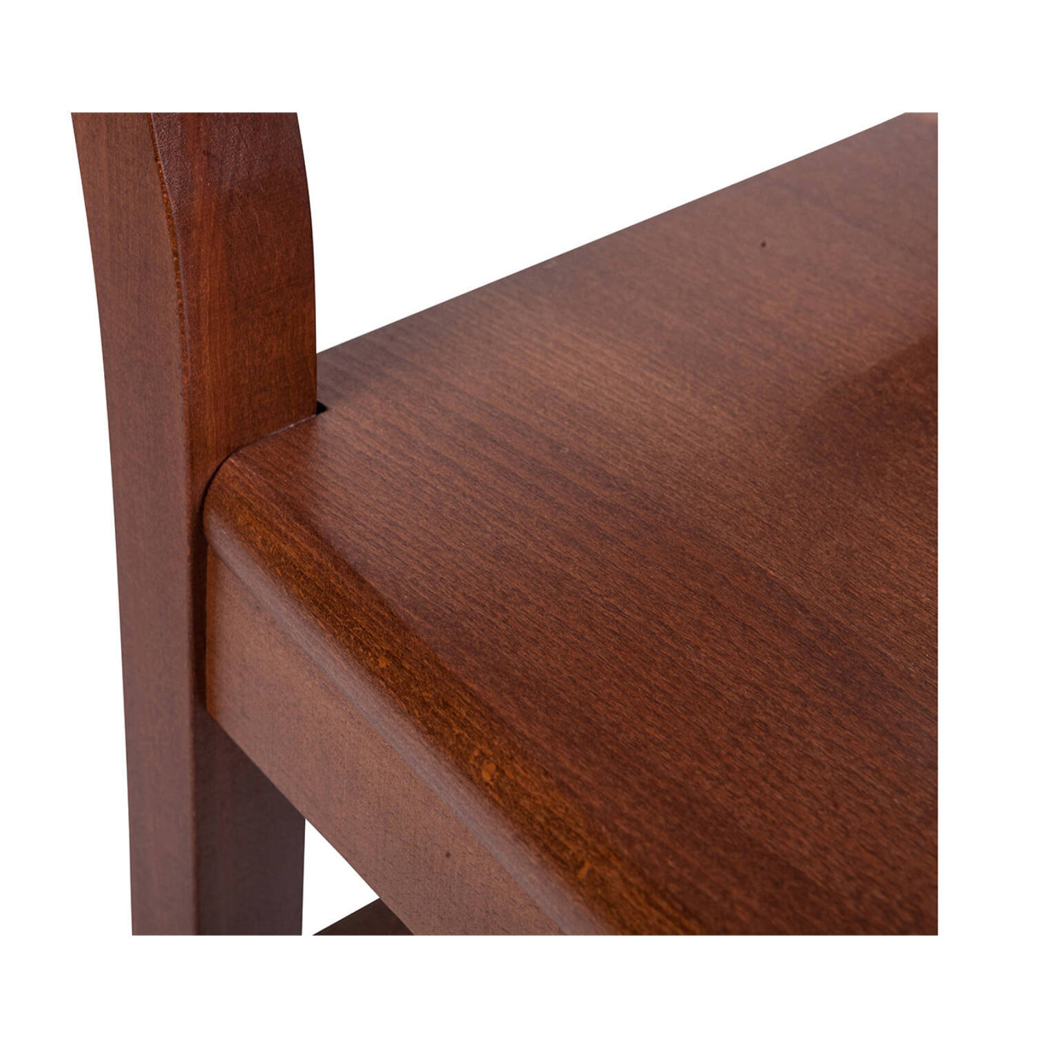 Set 2 sedie da soggiorno o cucina, 44.5 x 44 x 89, Noce