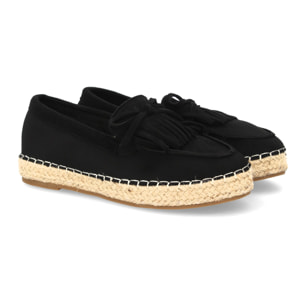 Alpargata mujer flecos suela de esparto