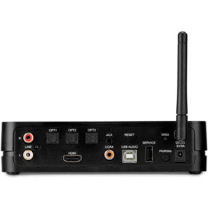 Enceinte bibliothèque active TRIANGLE Capella Nébuleuse Brune