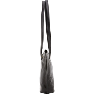 Borsa a spalla da donna - Modello False - 100% pelle - 27.0 x 38.5 x 10.0 cm