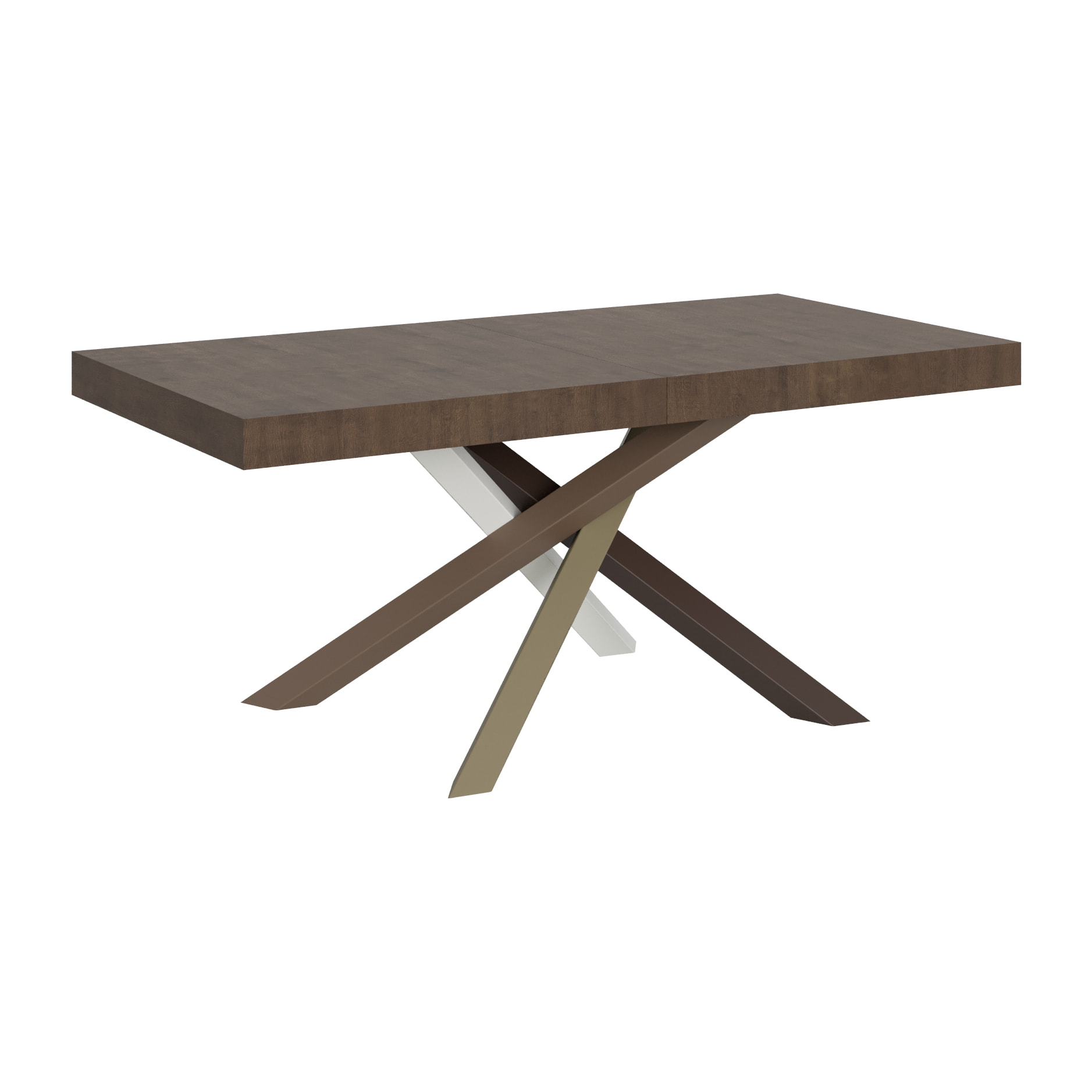 Tavolo allungabile 90x200/304 cm Volantis noce telaio 4/C