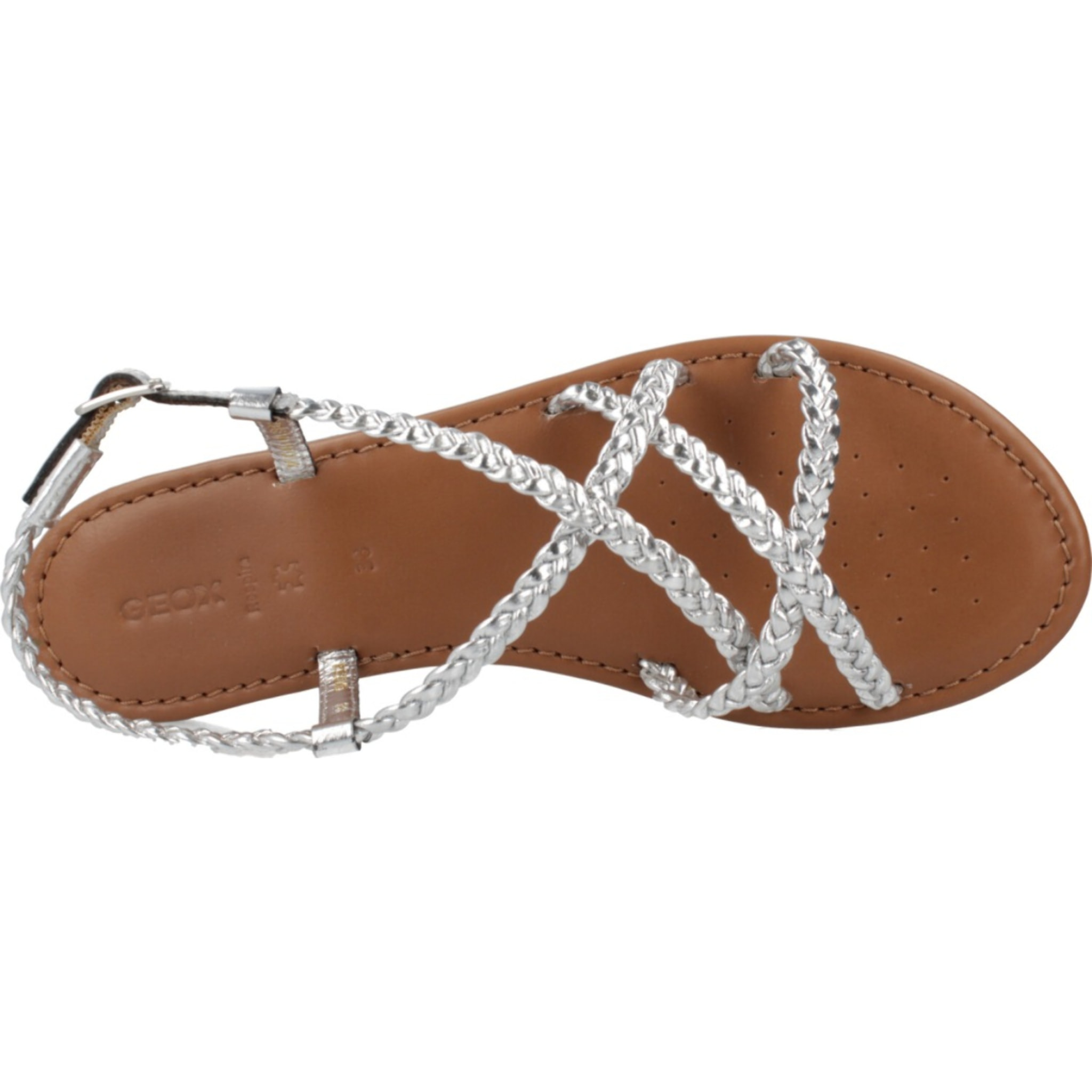 Sandalias Mujer de la marca GEOX  modelo D SOZY S PLATA