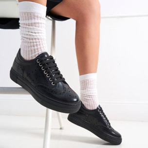 Sneaker British Passport Nero