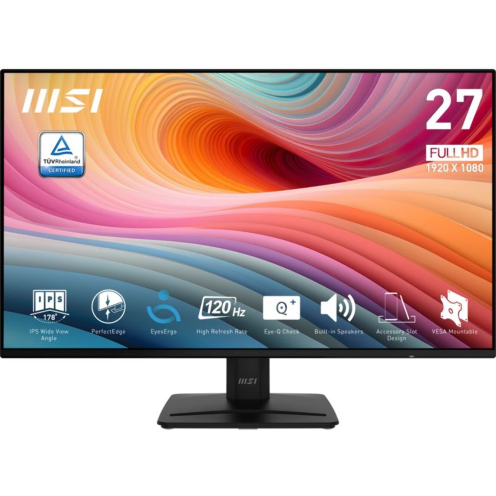 Ecran PC MSI PRO MP271A E2 27'' Full HD 120Hz IPS HDR Adaptive-Sync