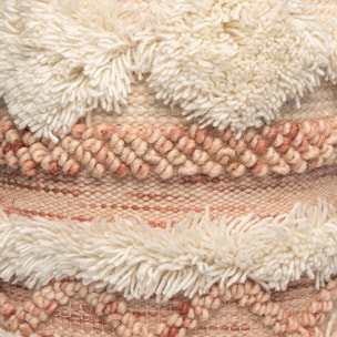 Tabouret semi artisanal en laine LABU