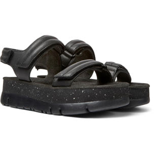 CAMPER Oruga Up - Sandalias Negro Mujer