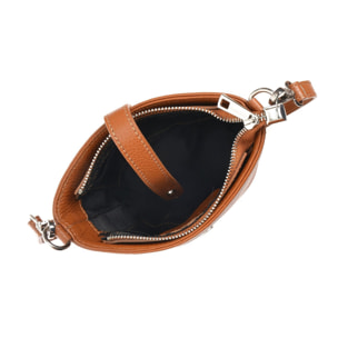 Borsa a tracolla Anna Luchini Cammello