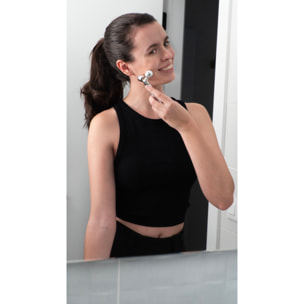 Masseur visage Vibralift Roller 3D - Gris - Pile: 1x 1,5 V AA