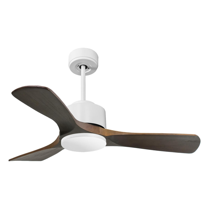 Ventilateur de plafond ø106 cm avec Wifi Réversible Hypersilence 40   W Blanc