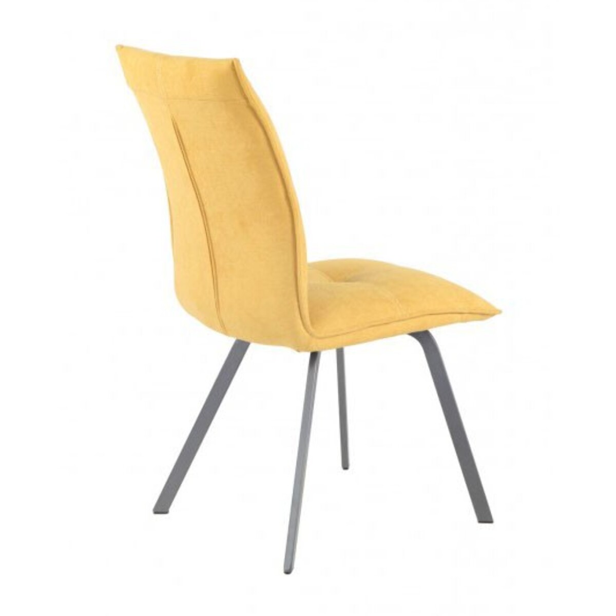 Chaise design en tissu & métal - JADE