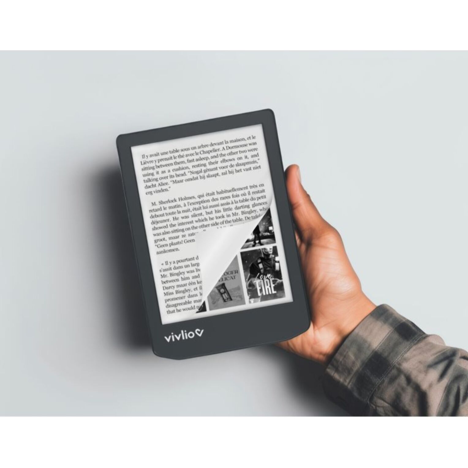 Liseuse eBook VIVLIO Coffret 2en1 Light ZEN+Housse