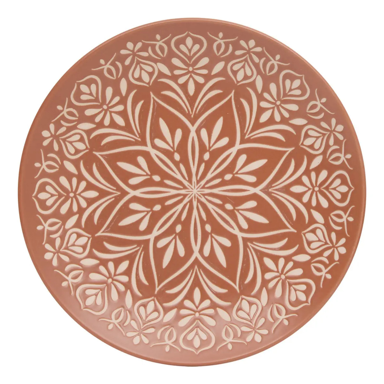 Assiette dessert Ines D21cm terracotta
