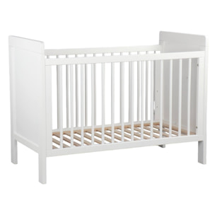 Cuna 'pauline' con 3 posiciones de altura de cama blanco - WellHome Kids