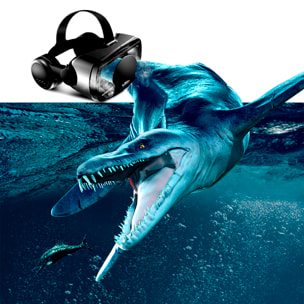 Occhiali per realtà virtuale PRO+ Blu-ray. Cuffie Hi-Fi integrate, vista panoramica a 360º. Compatibili con IOS e Android.