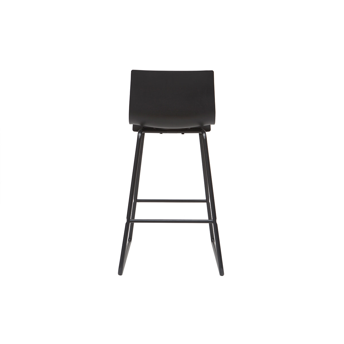 Tabourets de bar design noir 65 cm (lot de 2) ONA