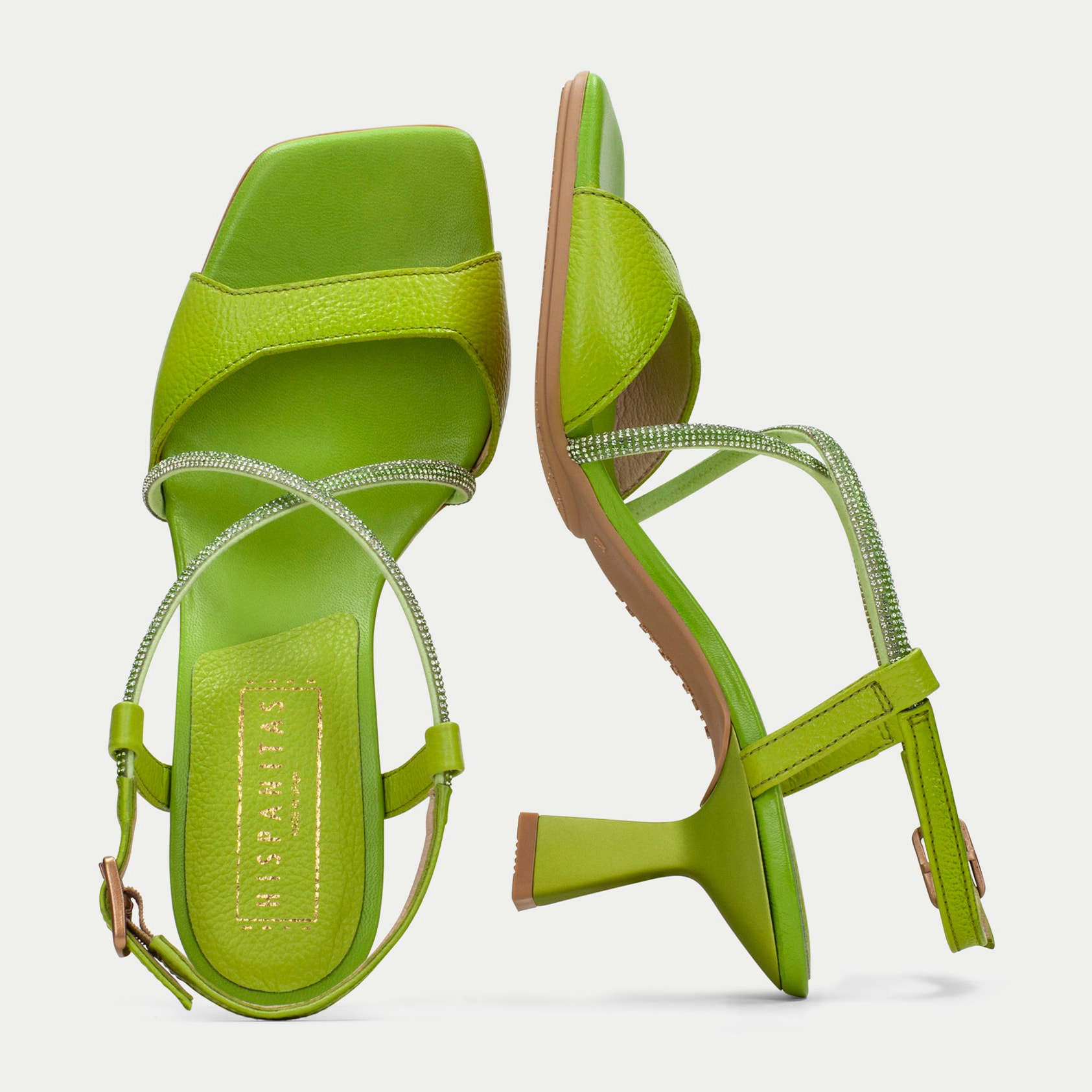 Sandalia Tacon Danielle Kiwi 6 cm