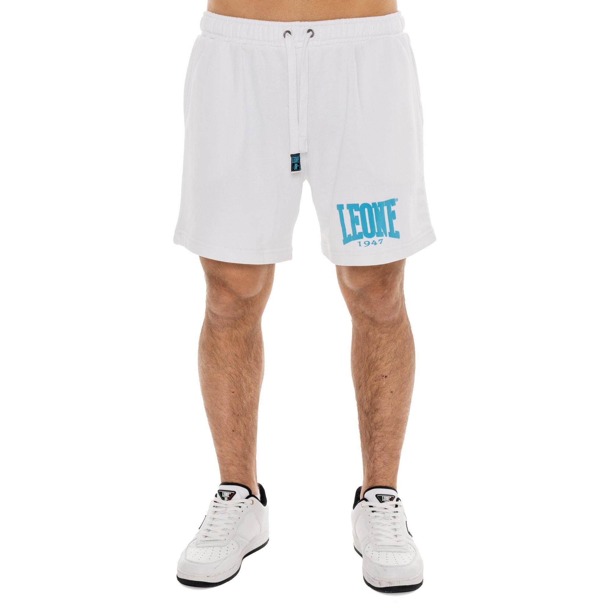 Pantaloncini da uomo in cotone non garzato Leone Summer Vibes